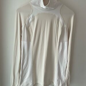 Lululemon Athletica White Long Sleeve Tee